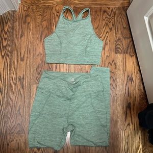 Women’s Joy Lab by Target Matching Sports Bra (size M) and Leggings (size L )